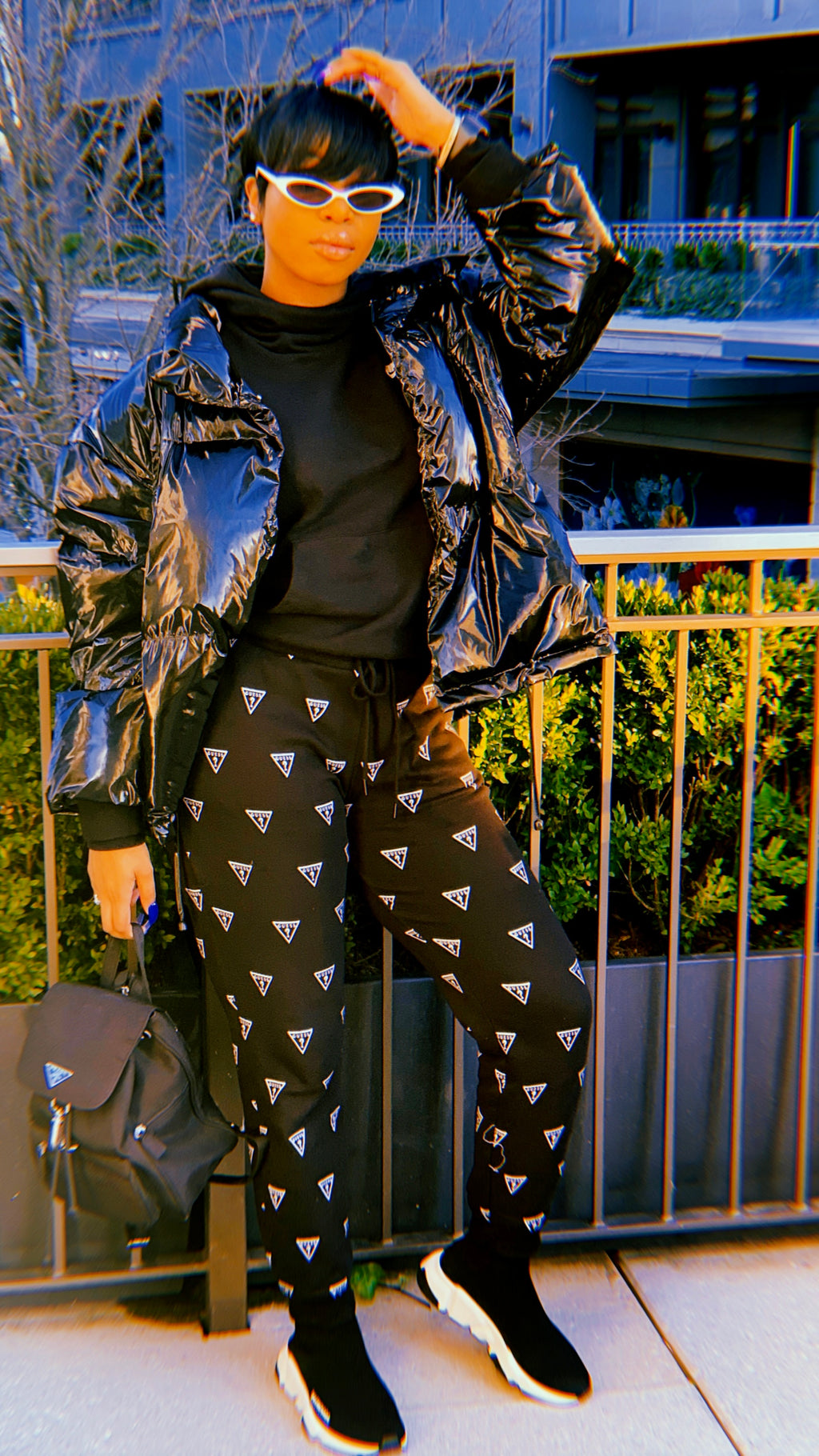 Vinyl Puffer | Coat